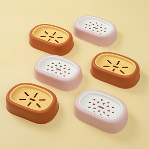 ที่วางสบู่ซีเทียนหลง รูปทรงวงรี พลาสติก ดีไซน์การ์ตูน ระบายน้ำได้เอง สำหรับใช้ในห้องน้ำ - Product Image 2