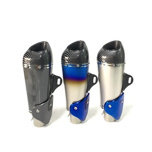 Silenciador de escape de scooter resistente y duradero, silenciador de escape de motocicleta, silenciador de tubo de escape modificado - Product Image 1