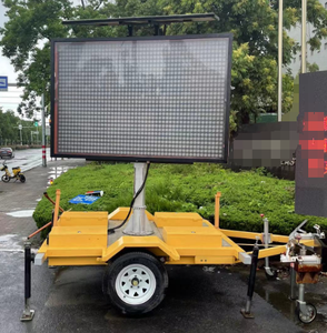 Radar hiển thị giao thông tốc độ năng lượng mặt trời <span class=keywords><strong>LED</strong></span> năng động giao thông biến tin nhắn dấu hiệu di động Trailer - Product Image 5