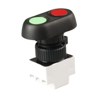 Interruptor de Botón para Áreas Peligrosas con Certificación UL 1203 Ex d IIC T6, Rosca de Montaje de 22 mm, Nivel IP65, Plástico y Metal, 1A/10A/16A