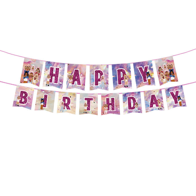 Pièces de drapeau suspendues