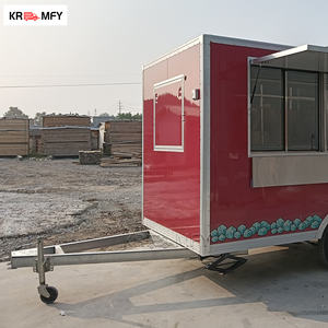 Remolque de Concesión Móvil con Marco Cuadrado de Acero Inoxidable y Aluminio, Certificado DOT CE VIN, para Horno de Pizza y Patatas Fritas, para Negocios de Comida Callejera en EE. UU. - Product Image 2