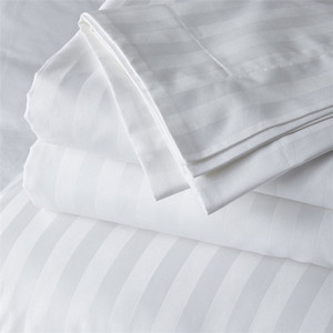 100% coton tissu blanchi motif uni pour textiles de maison drap de lit tissu Star hôtel utiliser 30*30s - Product Image 4