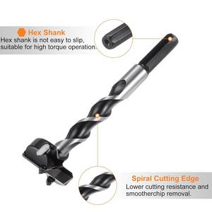 Sechskant-Spiralbohrer aus Hartmetall für Holz, Lochöffner für Türschloss- und Scharnierbohrungen - Product Image 3