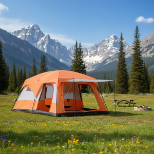 High Quality Portable Large Space Multi Room Cabin Folding Tents Outdoor Waterproof Family Camping Tent - Product Image 1