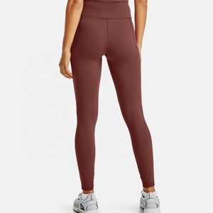 Leggings de sport pour femmes à taille mi-haute en Spandex/Polyester avec poches latérales, extensibles dans quatre directions, respirants, pour le yoga, l'entraînement, la course et les sports - Product Image 2