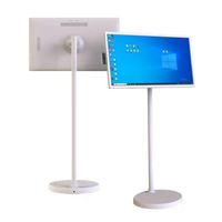 Televisor Inteligente LED Full HD 1080p de 27 Pulgadas, Snapdragon 665, Pantalla Táctil con Rotación de 360°, USB/WiFi, Android 12, 4GB+64GB, Portátil