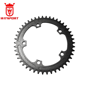 Plateau de pédalier VTT simple 32-38T 104 BCD en aluminium usiné CNC poli/anodisé pour <span class=keywords><strong>SRAM</strong></span> 9-11 vitesses à pignon fixe - Product Image 4