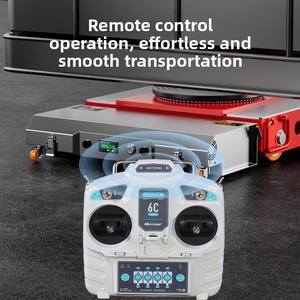 משאית טנק חשמלי נשלט מרחוק פלדה חדש כלי טיפול אובייקט כבד - Product Image 3