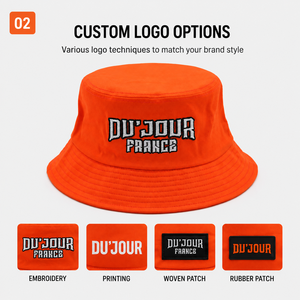 <strong>Women</strong> Fashion High Quality Luxury Custom Color Silky Satin PU Leather Cotton Nylon Fisherman <strong>Bucket</strong> Sun <strong>Hat</strong> With Embroidery Logo - Product Image 4