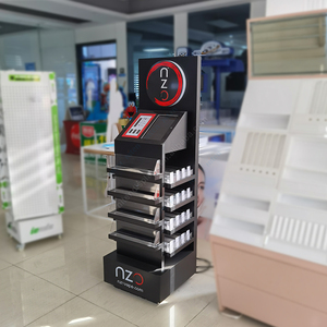Expositor de metal para tienda de tabaco, soporte de exhibición personalizado para tienda de humo, con sistema de empuje, estante de exhibición de cigarrillos a la venta - Product Image 3