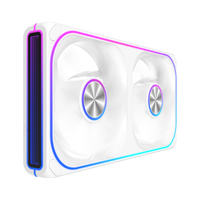 Ventilateurs PWM ARGB Infinity Ruix T2 Blancs 240mm pour Boîtier PC – Système de Refroidissement Monobloc – Nouveau Modèle – Vente Flash