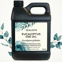 Huile de massage à l'eucalyptus 100% pure et naturelle, distillée à la vapeur, parfum floral, pour aromathérapie, diffuseur, nettoyage, antimicrobien