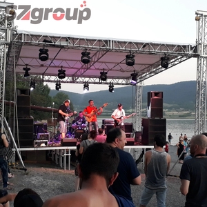 Hợp kim nhôm Modular giàn gian hàng đứng có thể gập lại di động DJ Sân khấu đứng giàn hệ thống - Product Image 1