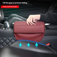 Organisateur latéral de siège de voiture en cuir PU, étanche, avec fentes pour cartes, gestion efficace, rangement de voiture, accessoire intérieur
