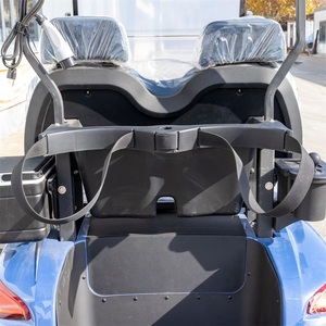 Voiturette de golf homologuée pour la route, 2 places, batterie 60V, avec pare-brise et ceintures de sécurité, pour quartier et station balnéaire - Product Image 6