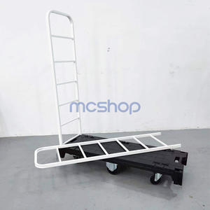 Складская Тележка для перевозки лодок с пластиковой платформой 6-колесное сервисное оборудование - Product Image 5