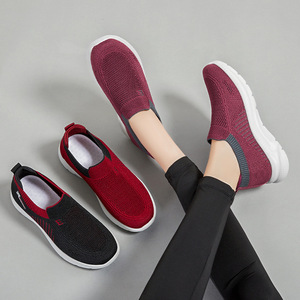 <span class=keywords><strong>Zapatillas</strong></span> de Moda para Mujer, Calcetines Deportivos para Exteriores, <span class=keywords><strong>Zapatillas</strong></span> Sin Cordones, Zapatos Planos para Mujer, Mocasines de Talla Grande - Product Image 2