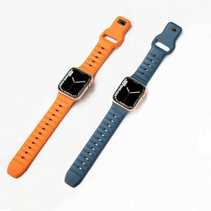 EASILIFE vente en gros en usine montre iwatch de montre de luxe en caoutchouc fluoré FKM bracelet pour <span class=keywords><strong>Apple</strong></span> <span class=keywords><strong>Watch</strong></span> SE Ultra 38mm 42mm - Product Image 4