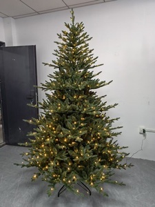 Árbol de Navidad Artificial de Abeto Súper Grueso de 6 pies y 7 pies, Árbol de Navidad Grande de 5T PE PIV Mixto con Bisagras y Fácil de Decorar - Product Image 4