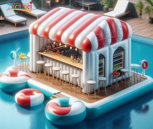 Carpa Inflable Zhenmei Tipo Bar/Pub para Piscina, Material de PVC de 0.6mm, Tamaño de 5m-10m - Product Image 6