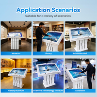 Yingtouch - Máquina Todo en Uno con Sensor de Gestos de 43 Pulgadas para Exhibiciones, Kiosco Interactivo con Libro Virtual, Pantalla Táctil