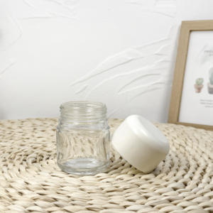 Bocal en verre noir violet naturel avec capuchon résistant aux enfants Protection crème - Product Image 2