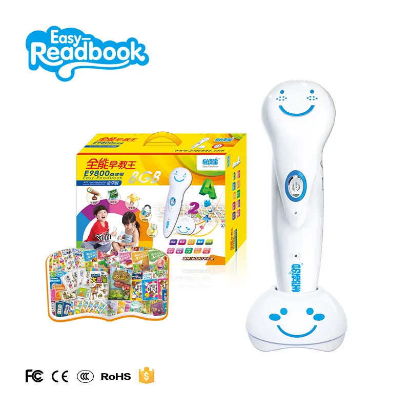 Bluetooth reading pen bilingual learning sound book reader and interactive APP for smart reading