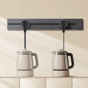 Loof <span class=keywords><strong>Adapter</strong></span> Anh Treo Trong mờ Tường Ổ Cắm Đen <span class=keywords><strong>Adapter</strong></span> Phổ Với Ánh Sáng Mở Rộng <span class=keywords><strong>Adapter</strong></span> Ổ Cắm - Product Image 5