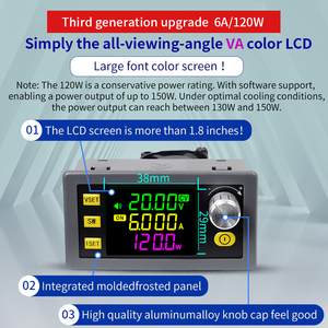 SK120 NC lift voltage DC adjustable regulated voltage power supply constant voltage current solar charging module 3 generations - Product Image 3