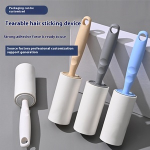 Nhà sản xuất của xách tay nhựa <span class=keywords><strong>Lint</strong></span> Remover con lăn làm sẵn Tear-off bụi loại bỏ bàn chải cho quần áo dính và vật nuôi - Product Image 2