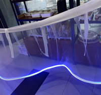 Éclairage de Décoration de Mariage, Rideau Lumineux, Bandes LED de Lumière Chaude, Décorations de Plafond pour Mariage