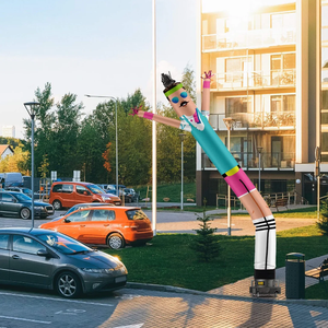 الإعلان نفخ موجة رجل السماء راقصة مع منفاخ تصميم مخصص شعار قابل للنفخ - Product Image 3