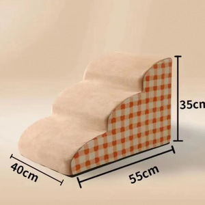 Rampe pliable pour chien à 4 niveaux, fabriquée sur mesure, en fibre, 3/4 marches pour animaux de compagnie, directement de l'usine - Product Image 6