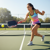 Raquette de pickleball en fibre de carbone approuvée USAPA, raquette T700 Pro avec noyau en nid d'abeille, haute rotation et contrôle pour adultes et professionnels