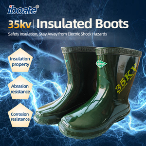 Stivali Isolanti 35kV, <span class=keywords><strong>Scarpe</strong></span> di Sicurezza Specifiche per Elettricisti per Sale di Distribuzione Elettrica / Lavori Elettrici - Product Image 2