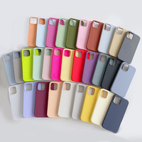 Coque de téléphone portable en silicone liquide personnalisée pour iPhone 6 6S 7 8 X XR XS 11 SE 12 13 Mini 14 15 16 17 Pro Max Plus