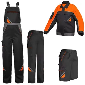 Custom 3 In 1 Heavy Duty Bib Brace Dungaree Overalls Mechanical Construction Trousers Pants Jacket Work Suits Workwear Uniform