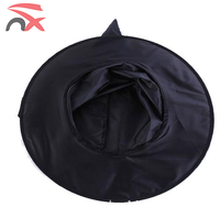 Vente chaude en gros Cosplay Costume Party Noir Chapeaux Assistant Sorcière Chapeau pour Halloween Festival