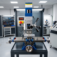 Machine à percer et à fraiser sur banc BF16, capacité de perçage maximale de 46 mm, fraisage de face de 83 mm, 1500 W, machine à percer et à fraiser le métal