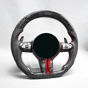 Pièces de rechange pour course automobile, volant de jeu en fibre de carbone forgée, bande LED, volant pour PC, pour <span class=keywords><strong>BMW</strong></span> F22 - Product Image 5