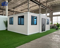 Maison modulaire préfabriquée extensible 3-en-1 avec panneaux muraux de bardage extérieur blancs, maison de vacances modulaire, maison conteneur OEM/ODM, surdimensionnée