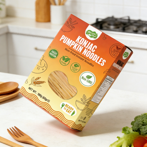 Diet Food Pumpkin Konjac Spaghetti <strong>Pasta</strong> Noodles Instant Meal Replacement Low Carb Vegan High Protein 15-Minute for Food - Product Image 6