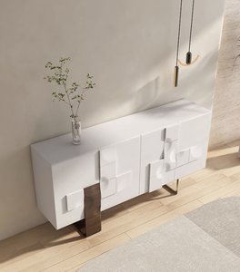 Mobilier salon moderne simple grande table console armoire latérale - Product Image 5