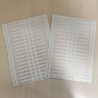 Carte de circuit imprimé (PCB) panélisée pour l'assemblage de rétroéclairage de téléviseur LCD, LED, PCB en aluminium
