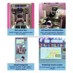 Tự động mềm phục vụ máy bán hàng tự động với 3 loại mứt và <span class=keywords><strong>2</strong></span> lớp trên bề mặt Sữa Chua Máy làm kem - Product Image 5