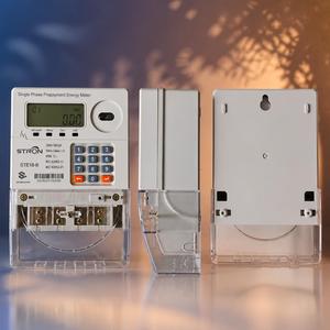 Medidor de Energía <span class=keywords><strong>Prepago</strong></span> Inteligente STS de 220V 230V, Medidor de Electricidad Digital Monofásico STE18 con <span class=keywords><strong>Corriente</strong></span> Máxima de 60A - Product Image 3