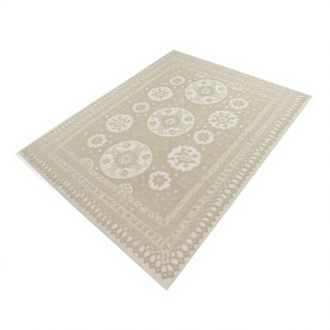 พรมขนสัตว์นิวซีแลนด์ถักมือลายดอกไม้แบบเปอร์เซียระดับพรีเมียม - Product Image 6