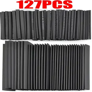 127 adet isı Shrink tüp Sleeving boru çeşitler kiti elektrik bağlantısı elektrik teli Wrap kablo su geçirmez büzülme <span class=keywords><strong>2</strong></span>:1 - Product Image 2