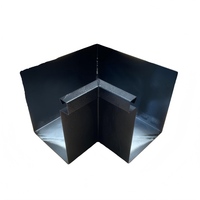 Gouttière en alliage d'aluminium sans soudure, peignable, pour système de drainage des eaux de toit et des avant-toits des bâtiments commerciaux
